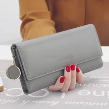 Load image into Gallery viewer, Fresh Leather Tri-Folded Women Wallet