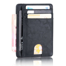 Load image into Gallery viewer, Slim Leather Card Case Wallet