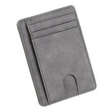 Load image into Gallery viewer, Slim Leather Card Case Wallet