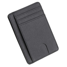 Load image into Gallery viewer, Slim Leather Card Case Wallet