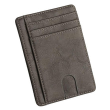Load image into Gallery viewer, Slim Leather Card Case Wallet