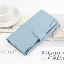 Load image into Gallery viewer, Long Zippered Wallet For Ladies