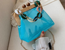 Load image into Gallery viewer, Transparent Chained Handbags