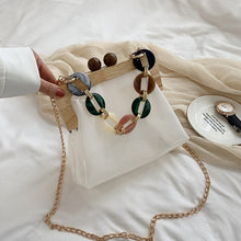 Load image into Gallery viewer, Transparent Chained Handbags