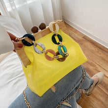 Load image into Gallery viewer, Transparent Chained Handbags