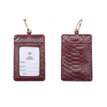 Load image into Gallery viewer, Snake Pattern Neck Wallet