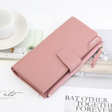 Load image into Gallery viewer, Long Zippered Wallet For Ladies
