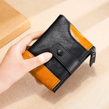 Load image into Gallery viewer, Dual Toned Zippered Wallet
