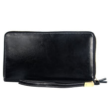 Load image into Gallery viewer, Long Zippered Vintage Wallet
