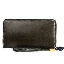 Load image into Gallery viewer, Long Zippered Vintage Wallet

